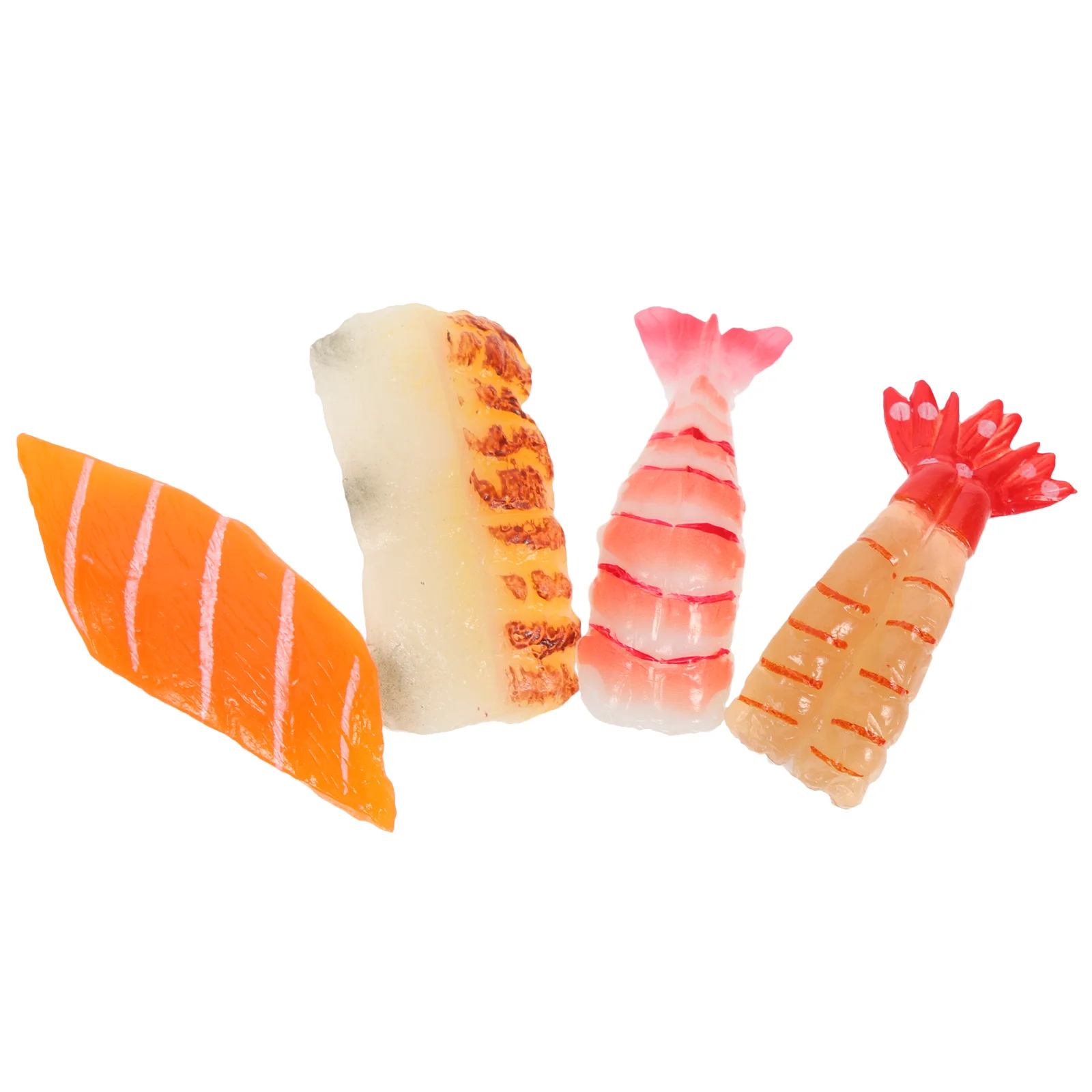 4 Pcs Simulation Sushi Kitchen Cabinet Accessories Adorable Food Model Faux Decor Pvc Child Wear-resistant Toy
4 Pcs Simulation Sushi Kitchen Cabinet Accessories Adorable Food Model Faux Decor Pvc Child Wear-resistant Toy