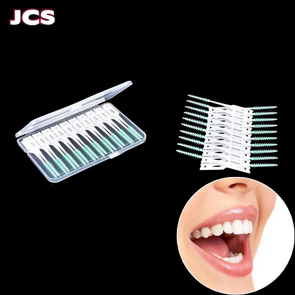 40pcs/Pack Oral Hygiene Tooth Dental Floss Oral Deep Clean Dental Flosser Soft Silicone Teeth Cleaning Floss Interdental Brushes
40pcs/Pack Oral Hygiene Tooth Dental Floss Oral Deep Clean Dental Flosser Soft Silicone Teeth Cleaning Floss Interdental Brushes