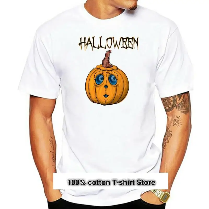 Camiseta blanca de calabaza de Halloween, camiseta de horror, diseño de 4, para hombre, niños, bebé 
Camiseta blanca de calabaza de Halloween, camiseta de horror, diseño de 4, para hombre, niños, bebé