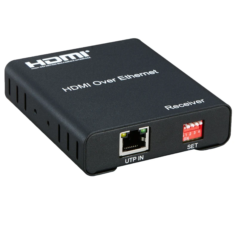 HDMI матричный удлинитель Over IP от CAT 5E/6 кабель с ИК-управлением Full HD 1080P через TCP/IP HDMI передатчик/приемник 120 м
HDMI матричный удлинитель Over IP от CAT 5E/6 кабель с ИК-управлением Full HD 1080P через TCP/IP HDMI передатчик/приемник 120 м