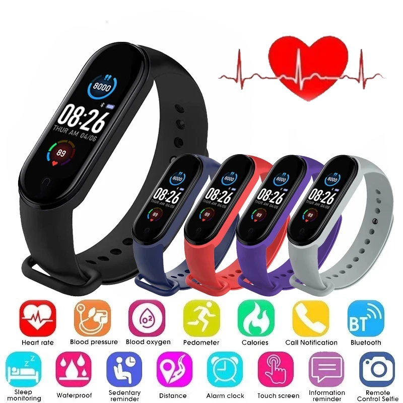 New Waterproof Touch Screen Silicone Strap Sport Smart Bracelet Led Bluetooth Compatible Fitness Electronic Wristwatch
New Waterproof Touch Screen Silicone Strap Sport Smart Bracelet Led Bluetooth Compatible Fitness Electronic Wristwatch