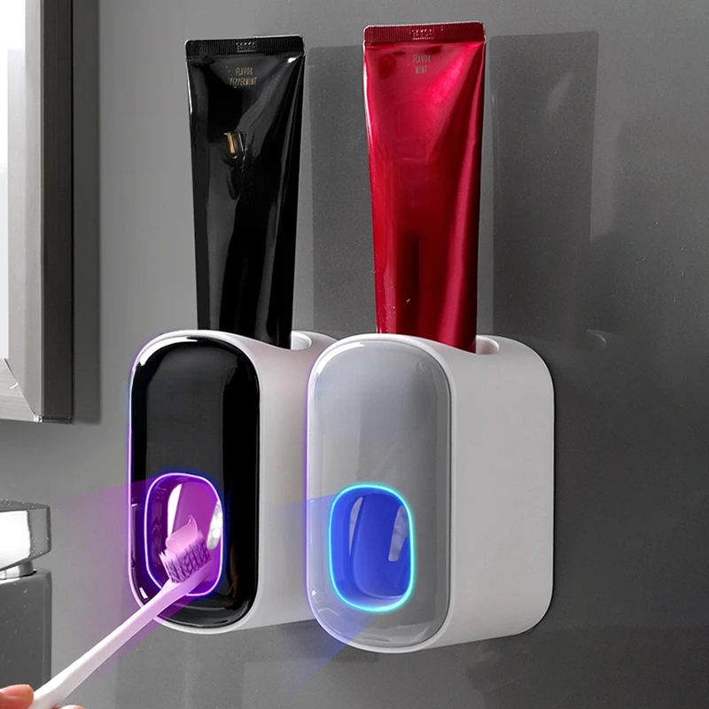 Automatic Toothpaste Dispenser Wall Mount Bathroom Bathroom Accessories Waterproof Toothpaste Squeezer Toothbrush Holder
Automatic Toothpaste Dispenser Wall Mount Bathroom Bathroom Accessories Waterproof Toothpaste Squeezer Toothbrush Holder