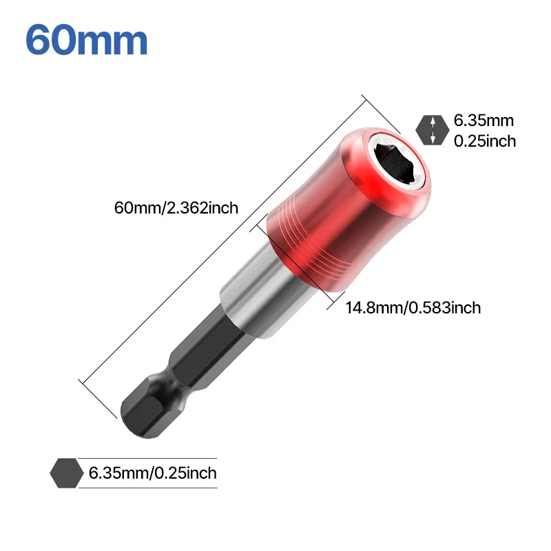 Магнитный удлинитель с шестигранной головкой LIDIAO, шестиугольная ручка, красный набор из трех предметов, быстросъемный самоблокирующийся удлинитель, отвертка
Магнитный удлинитель с шестигранной головкой LIDIAO, шестиугольная ручка, красный набор из трех предметов, быстросъемный самоблокирующийся удлинитель, отвертка