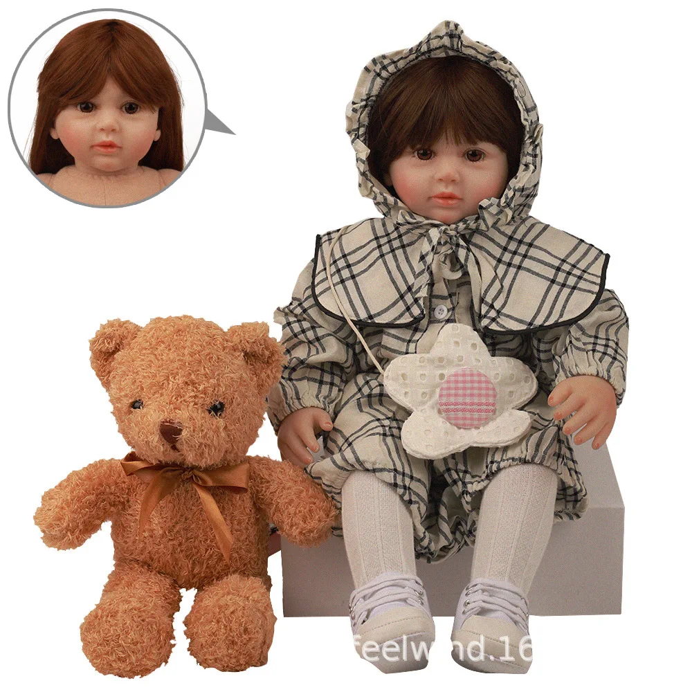 24inch 60 Cm Simulation Baby Clothing Model Soft Siliconen Reborn Bebe Alive Baby Dolls Toys Christmas Gift for Grils
24inch 60 Cm Simulation Baby Clothing Model Soft Siliconen Reborn Bebe Alive Baby Dolls Toys Christmas Gift for Grils