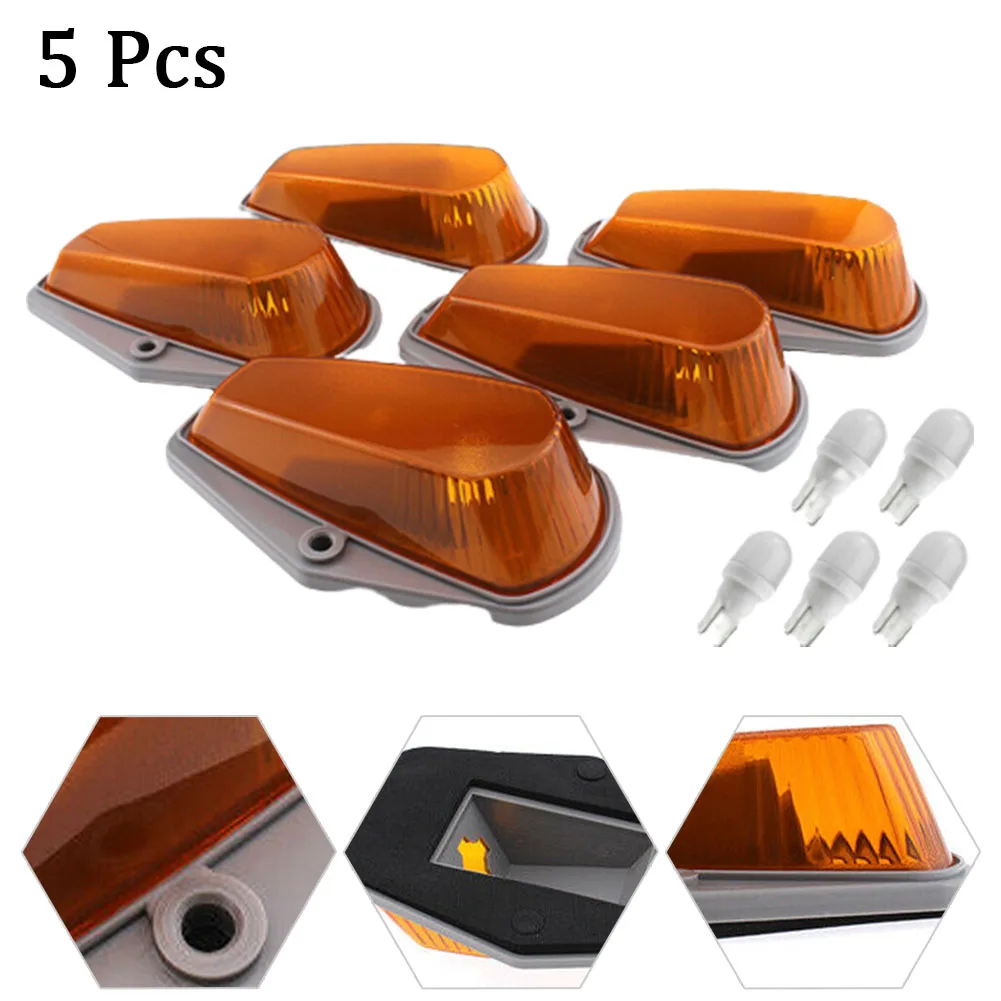 5pcs Amber LED Cab Roof Top Marker Running Lights For Ford F-150 F-250 F-350 F-Series For SUV/Crossover/RV/Pickup Truck Vehicle
5pcs Amber LED Cab Roof Top Marker Running Lights For Ford F-150 F-250 F-350 F-Series For SUV/Crossover/RV/Pickup Truck Vehicle