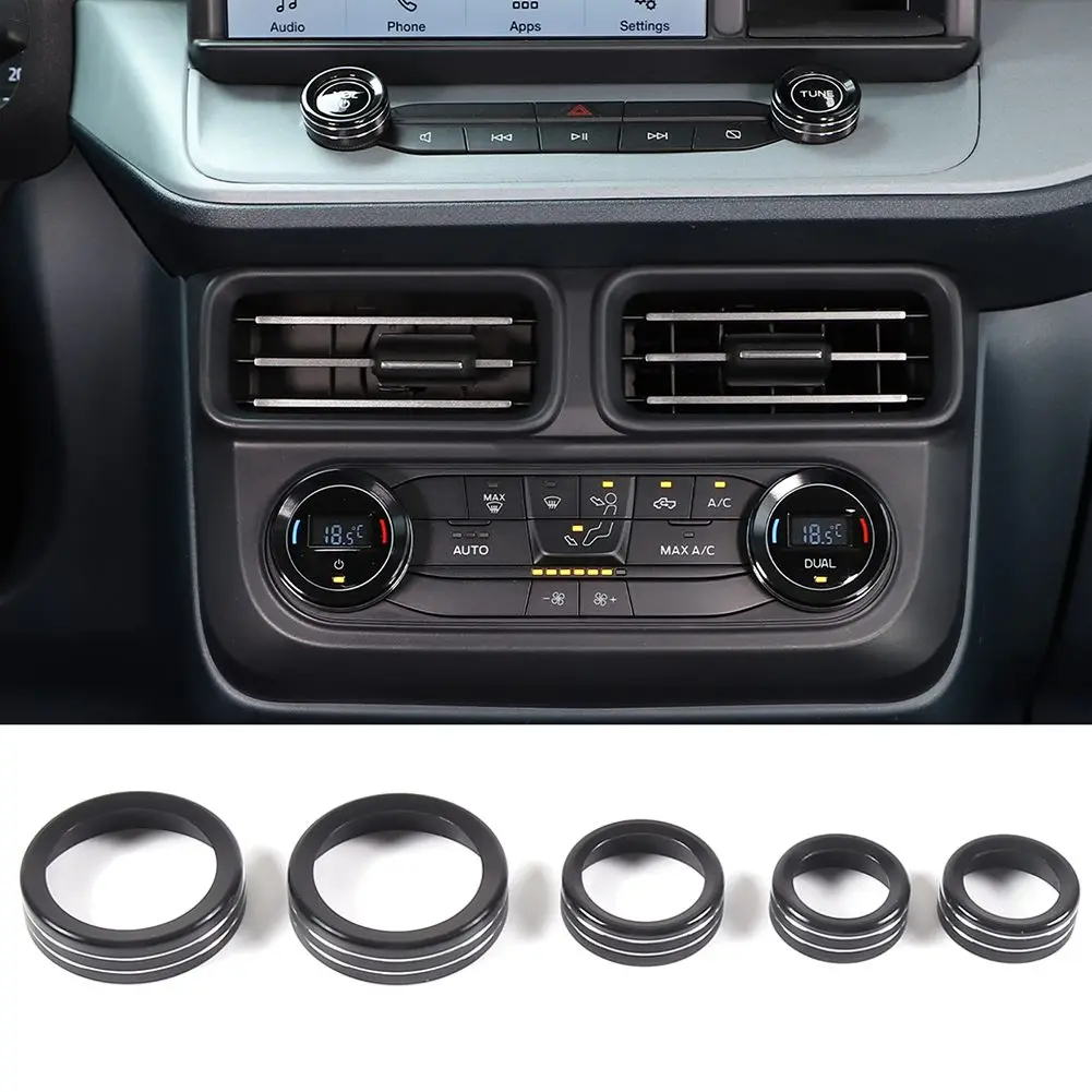 5X Center Console Knob Trim Ring Cover For Ford Maverick 2022-2023 Car Air Conditioner Audio Volume Switch Knob Trim Ring Access
5X Center Console Knob Trim Ring Cover For Ford Maverick 2022-2023 Car Air Conditioner Audio Volume Switch Knob Trim Ring Access