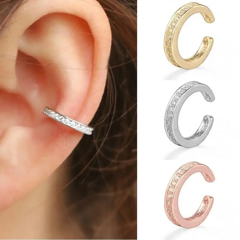 1 Piece Fashion and Sophistication Non Pierced Conch Zircon Ear Cuff Minimalist Hug Cartilage Ear Clips
1 Piece Fashion and Sophistication Non Pierced Conch Zircon Ear Cuff Minimalist Hug Cartilage Ear Clips