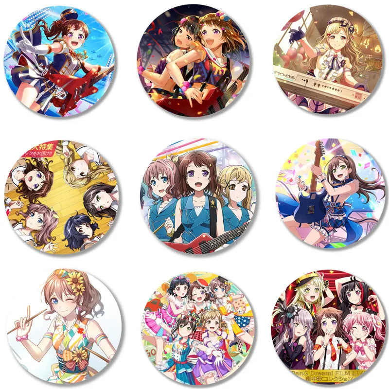 BanG Dream Cosplay Badge Anime Accessories Toyama Kasumi Brooch Pin Backpack Decoration Cartoon Gift
BanG Dream Cosplay Badge Anime Accessories Toyama Kasumi Brooch Pin Backpack Decoration Cartoon Gift
