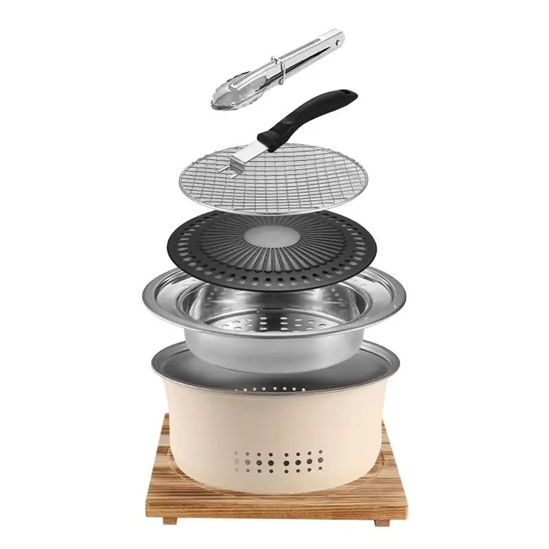Small Charcoal Grill Tent Grill Stainless Steel Multifunctional Non-Stick Camp Stove Anti-Rust Camping Accessories For Camping
Small Charcoal Grill Tent Grill Stainless Steel Multifunctional Non-Stick Camp Stove Anti-Rust Camping Accessories For Camping