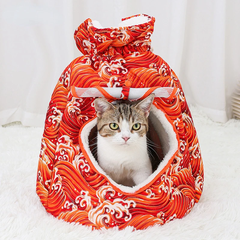 Pet Lucky Bag Winter Keeping Warm Dual-Purpose Cat Step On Milk Sleep Cat Nest Travel Washed Fleece-Lined Pet Backpack
Pet Lucky Bag Winter Keeping Warm Dual-Purpose Cat Step On Milk Sleep Cat Nest Travel Washed Fleece-Lined Pet Backpack