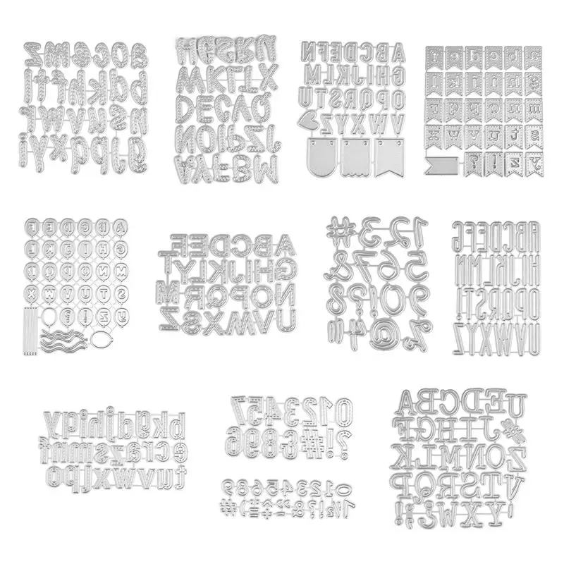 Metal Cutting Dies English Alphabet Letters Number DIY Scrapbooking Photo Album Crafts Mould Cards Stencils Embossing Die Cuts
Metal Cutting Dies English Alphabet Letters Number DIY Scrapbooking Photo Album Crafts Mould Cards Stencils Embossing Die Cuts