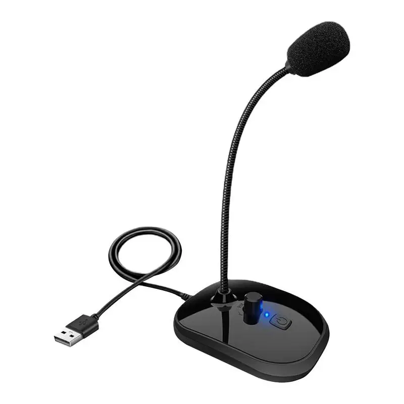Computer USB Microphone Desktop Condenser with Mute Button & LED IndicatorMic for Streaming Podcasting Vocal Recording
Computer USB Microphone Desktop Condenser with Mute Button & LED IndicatorMic for Streaming Podcasting Vocal Recording