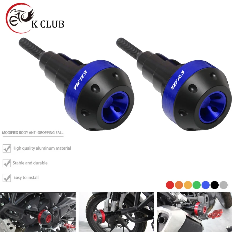 For YAMAHA YZF-R3 2014-2022 Falling Protection Frame Slider Crash Protector YZF-R3 Motorcycle Accessories CNC
For YAMAHA YZF-R3 2014-2022 Falling Protection Frame Slider Crash Protector YZF-R3 Motorcycle Accessories CNC