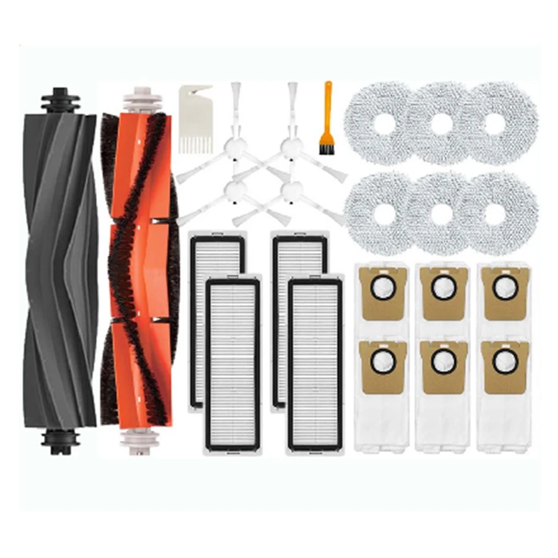 Main Brush HEPA Filter Side Spin Brush Mop Cloths Rag Vacuum Spare Parts Accessory Plastic+Cloth For Dreame X20 Pro/PLUS
Main Brush HEPA Filter Side Spin Brush Mop Cloths Rag Vacuum Spare Parts Accessory Plastic+Cloth For Dreame X20 Pro/PLUS