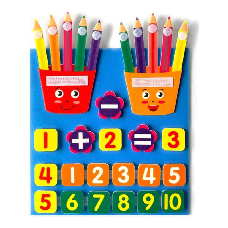 Felt Number Board Kits for Toddlers, Math Teaching Board Numbers Counting Felt Board Kids Montessori Board Education
Felt Number Board Kits for Toddlers, Math Teaching Board Numbers Counting Felt Board Kids Montessori Board Education
