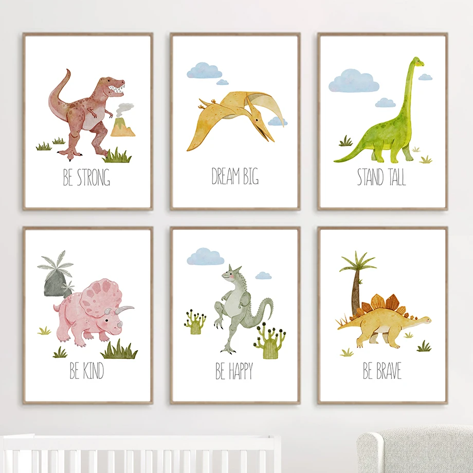 Colorful Dinosaur Cloud Plant Growth Quotes Wall Art Canvas Painting Nordic Posters And Prints Wall Pictures For Kids Room Decor
Colorful Dinosaur Cloud Plant Growth Quotes Wall Art Canvas Painting Nordic Posters And Prints Wall Pictures For Kids Room Decor