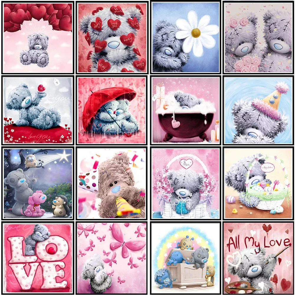 5D Diamond Painting Teddy Bear Diamond Embroidery Home Decoration Sewing Painting Pattern Diamond Mosaic Christmas Gift 
5D Diamond Painting Teddy Bear Diamond Embroidery Home Decoration Sewing Painting Pattern Diamond Mosaic Christmas Gift