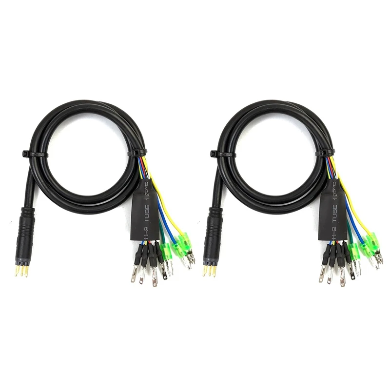 

2Pcs 60Cm E-Bike 9Pin Motor Convert Extension Cable Cord Waterproof Connector For Bafang Front Rear Wheel Hub Motors