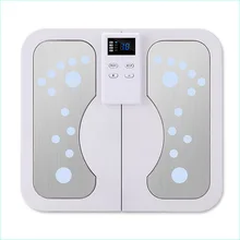 Folding Electric Foot massage Machine EMS Sole Massager Acupuncture Low Frequency Pulse Physiotherapy Home Meridian Dredging
