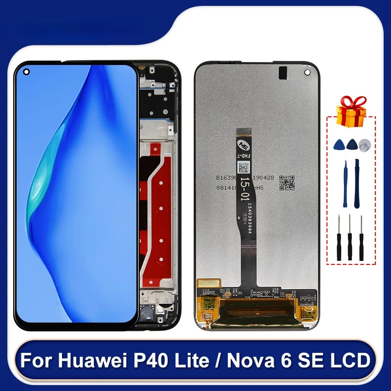 ЖК-дисплей 6,4 дюйма для Huawei P40 Lite, сенсорный экран для Huawei Nova 6SE, ЖК-дигитайзер, фото дисплей, замена
ЖК-дисплей 6,4 дюйма для Huawei P40 Lite, сенсорный экран для Huawei Nova 6SE, ЖК-дигитайзер, фото дисплей, замена