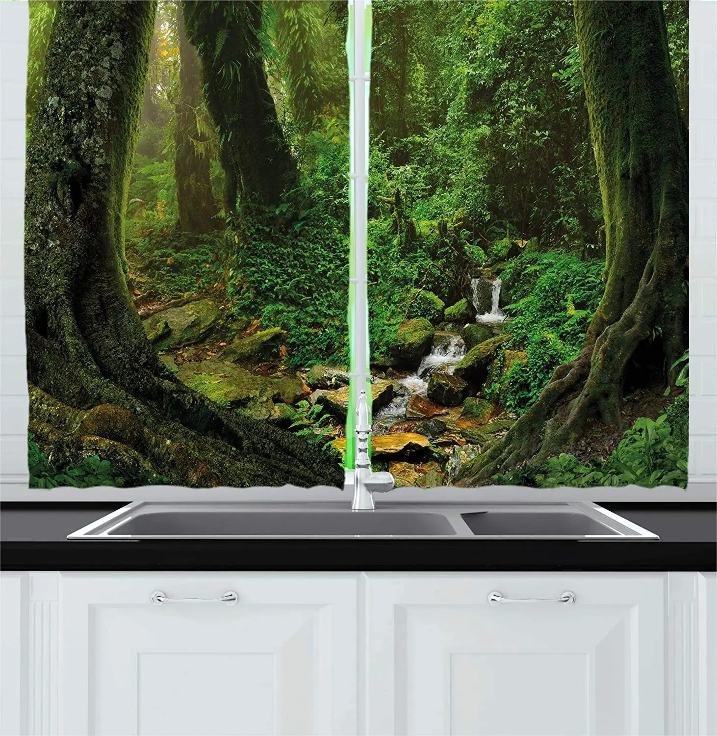 Wonderland Forest Nepal Asian Jungle Rainforests Habitat Wild Primeval Picture Window Drapes Blackout Curtains for Kitchen Cafe
Wonderland Forest Nepal Asian Jungle Rainforests Habitat Wild Primeval Picture Window Drapes Blackout Curtains for Kitchen Cafe