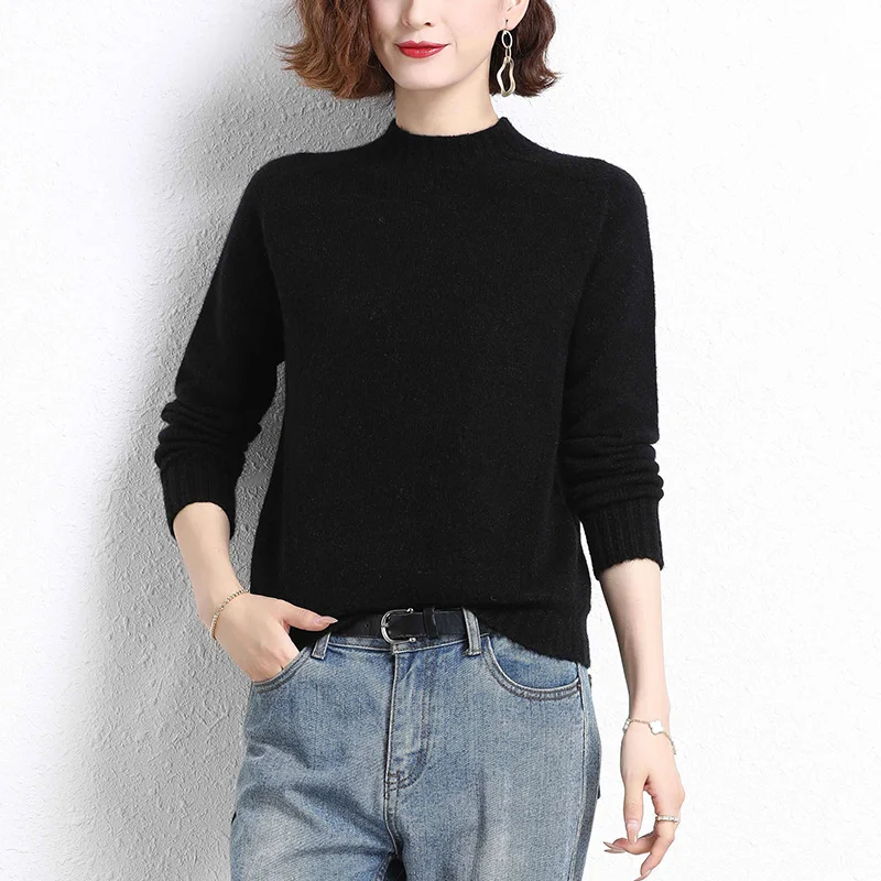 2021 Casual Slim Knitted Pullovers Sweater Solid Winter Warm Long Sleeve Sweater GRAY22
2021 Casual Slim Knitted Pullovers Sweater Solid Winter Warm Long Sleeve Sweater GRAY22