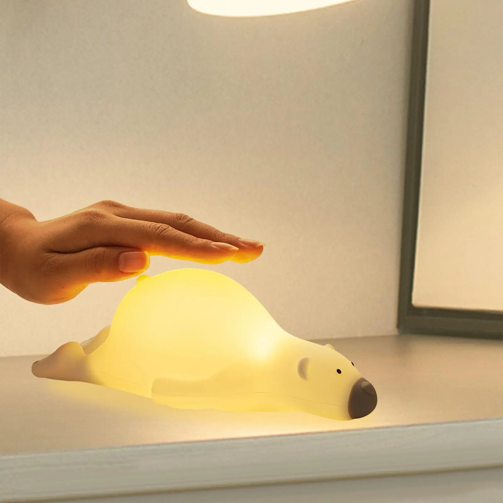 Lovely Bear Night Light Bedside Lamp Rechargeable Timing Dimmable Silicone Light
Lovely Bear Night Light Bedside Lamp Rechargeable Timing Dimmable Silicone Light