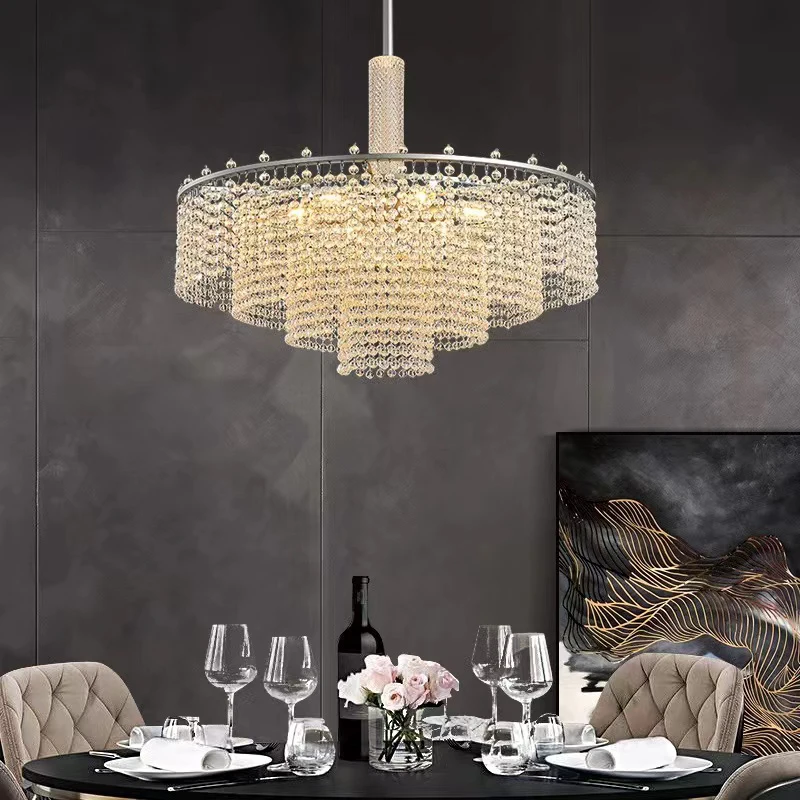 Lustre Crystal Luxury Chandelier Modern Pendant Light For Living Dining Room Bedroom Decoration
Lustre Crystal Luxury Chandelier Modern Pendant Light For Living Dining Room Bedroom Decoration
