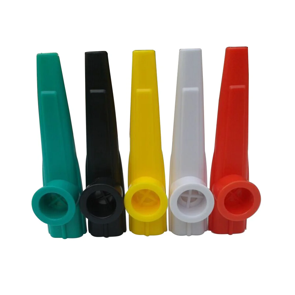 

10PCS Kids Children's Musical Instruments Plastic Kazoos of Random Assorted Colors