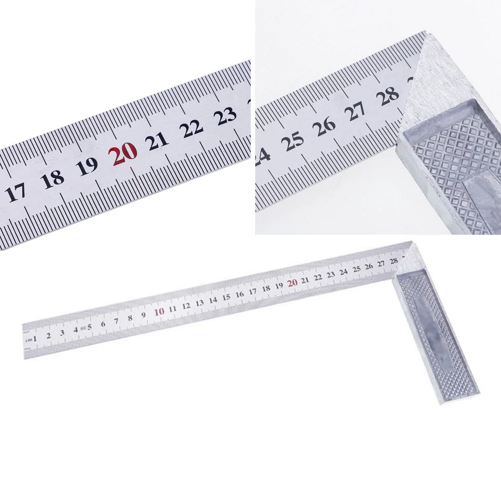 30cm Stainless Steel Right Angle Measuring Rule Tool Square Ruler 0-12 Inches Straight 90 Degree Angle Ruler Carpentry Measuring
30cm Stainless Steel Right Angle Measuring Rule Tool Square Ruler 0-12 Inches Straight 90 Degree Angle Ruler Carpentry Measuring