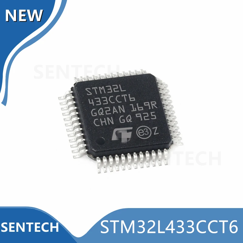 1Pcs/Lot New Original STM32L433CCT6 LQFP-48 Arduino Nano Integrated Circuits Operational Amplifier Single Chip Microcomputer
1Pcs/Lot New Original STM32L433CCT6 LQFP-48 Arduino Nano Integrated Circuits Operational Amplifier Single Chip Microcomputer