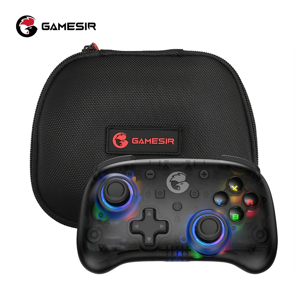 GameSir T4 Mini Bluetooth gamepad wireless switch game controller for Nintendo Switch iPhone Android PC joystick + carrying case
GameSir T4 Mini Bluetooth gamepad wireless switch game controller for Nintendo Switch iPhone Android PC joystick + carrying case