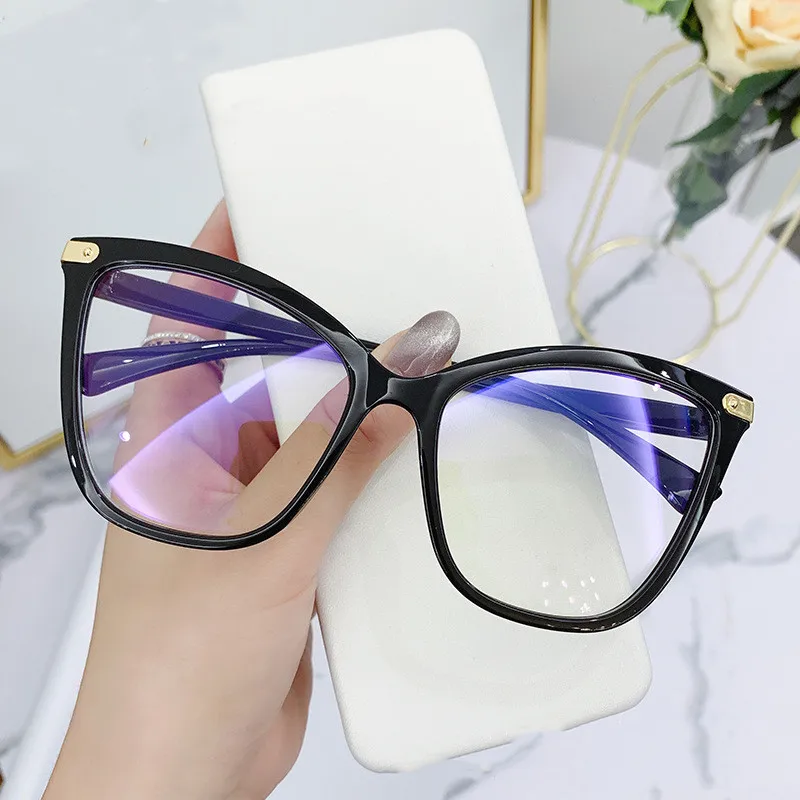 Fashion Cat Eye Glasses Frame Women Anti-Blue Light Eyeglasses Optical Computer Eyewear Radiation Protection Oversize Spectacle
Fashion Cat Eye Glasses Frame Women Anti-Blue Light Eyeglasses Optical Computer Eyewear Radiation Protection Oversize Spectacle
