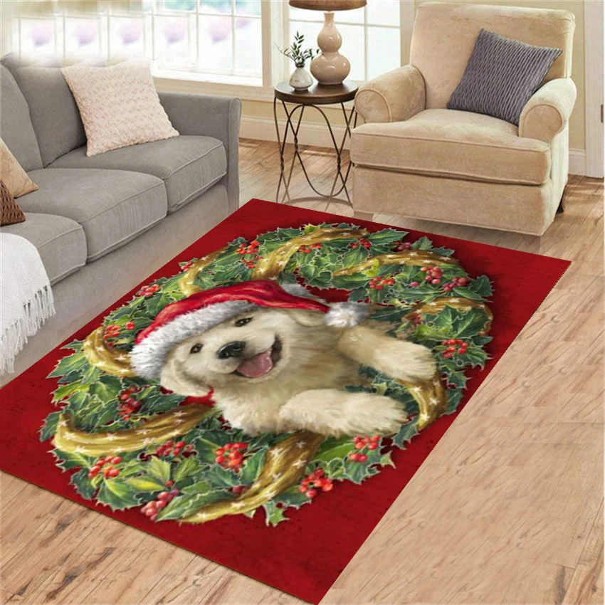 Dog Christmas Carpet On The Floor 3D Animal Printed Big Carpet Living Room Soft Sponge Bathroom Mat Absorb Anti-slip dropship
Dog Christmas Carpet On The Floor 3D Animal Printed Big Carpet Living Room Soft Sponge Bathroom Mat Absorb Anti-slip dropship