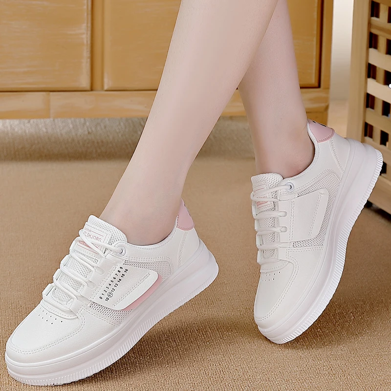 Summer Breathable Hollow Women Casual Shoes Microfiber Lace Up Women Sport Shoes Outdoor Students Mesh Shoes For Ladies
Summer Breathable Hollow Women Casual Shoes Microfiber Lace Up Women Sport Shoes Outdoor Students Mesh Shoes For Ladies
