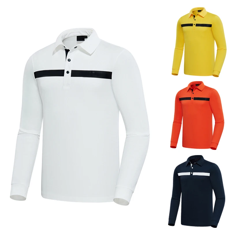 Golf Wear Men's 2022 Spring Autumn Outdoor Sports Leisure Outer Wear Polo Shirt Breathable Quick Dry Long-Sleeved T-shirt New
Golf Wear Men's 2022 Spring Autumn Outdoor Sports Leisure Outer Wear Polo Shirt Breathable Quick Dry Long-Sleeved T-shirt New