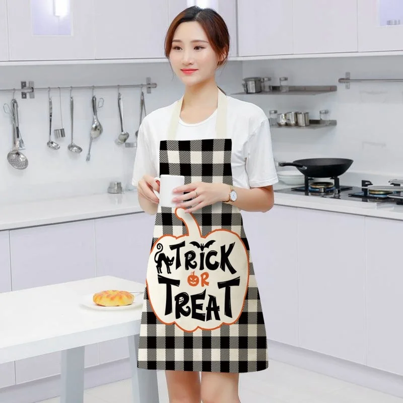 Creative Halloween Kitchen Apron Cooking Ladies Fashion Men Festive Atmosphere Home Accessories
Creative Halloween Kitchen Apron Cooking Ladies Fashion Men Festive Atmosphere Home Accessories