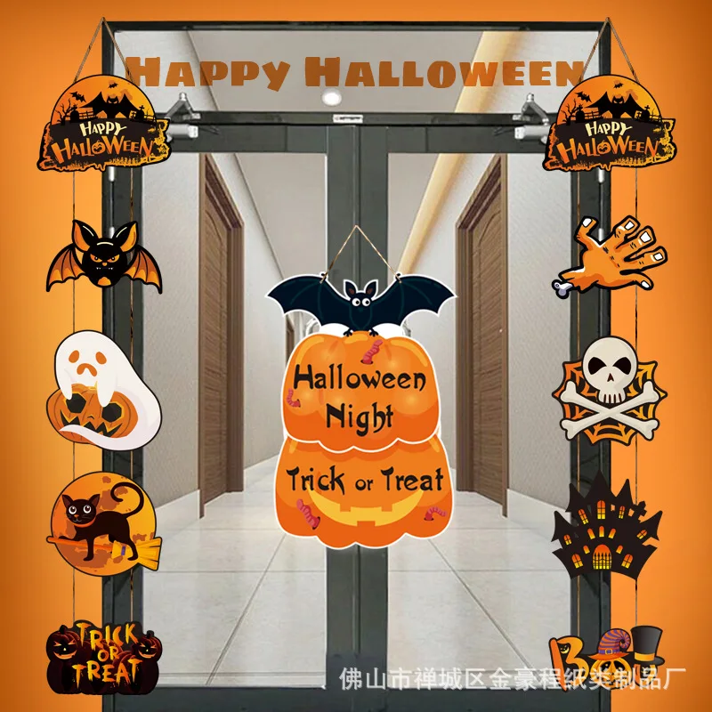 New Halloween Door Hanging Doorplate Ghost Festival Party Theme Party Supplies Wall Hanging Paper Decorative Props
New Halloween Door Hanging Doorplate Ghost Festival Party Theme Party Supplies Wall Hanging Paper Decorative Props