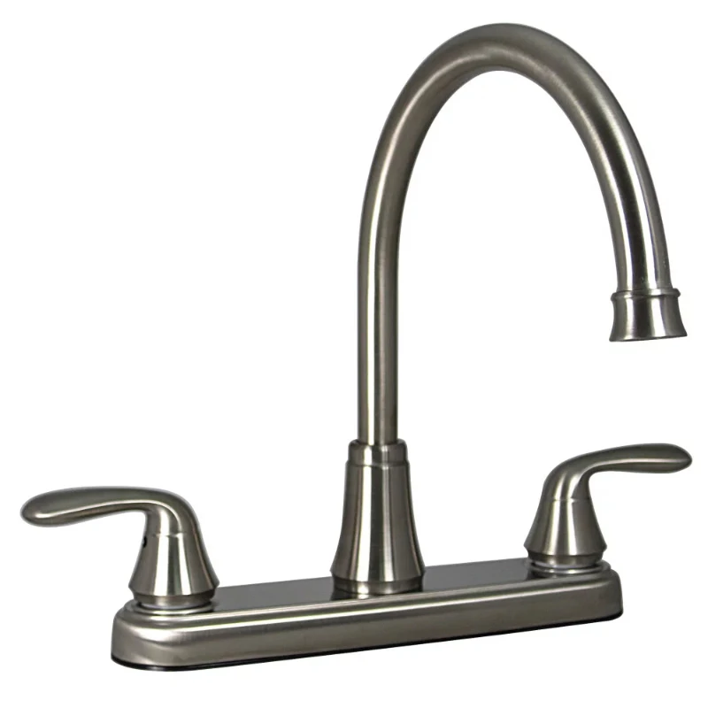 

PF231402 Two-Handle 8" Hybrid Kitchen Faucet with High-Arc Spout - Brushed Nickel