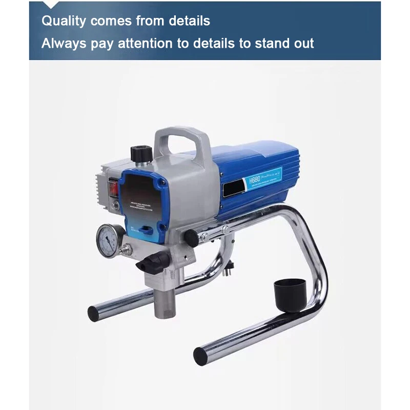 High Pressure Airless Spraying Machine Professional Gun Airless Paint Sprayer Wall Latex Paint Spray Machine
High Pressure Airless Spraying Machine Professional Gun Airless Paint Sprayer Wall Latex Paint Spray Machine