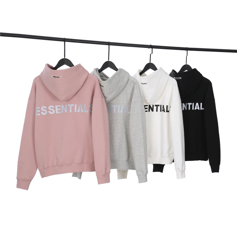 Fashion Classic Men's ESSENTIALS Hoodie Sweatshirt Reflective Print Letters High Street Hip Hop Unisex Cotton Loose Pullover
Fashion Classic Men's ESSENTIALS Hoodie Sweatshirt Reflective Print Letters High Street Hip Hop Unisex Cotton Loose Pullover