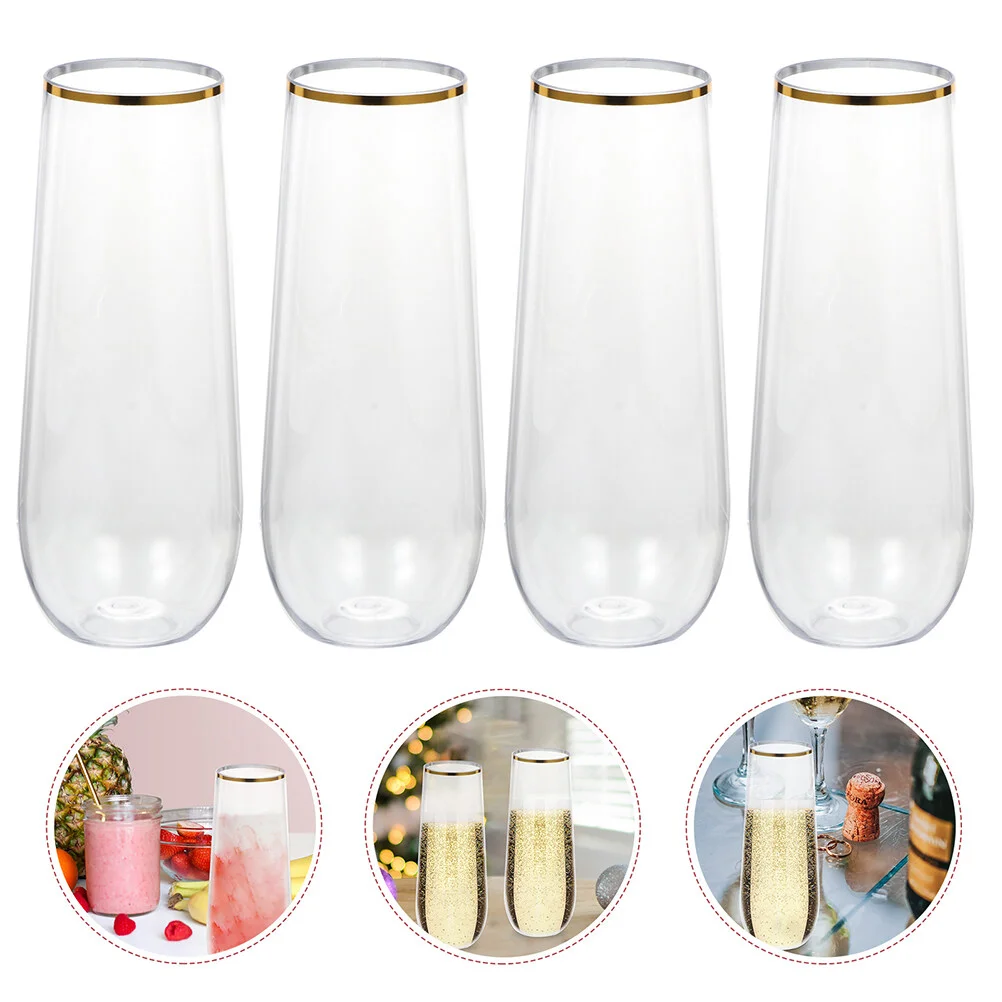 8 Pcs Gold Glasses Juice Glass Cocktail Goblet Plastic Goblets Drinks Bar Party Cups
8 Pcs Gold Glasses Juice Glass Cocktail Goblet Plastic Goblets Drinks Bar Party Cups