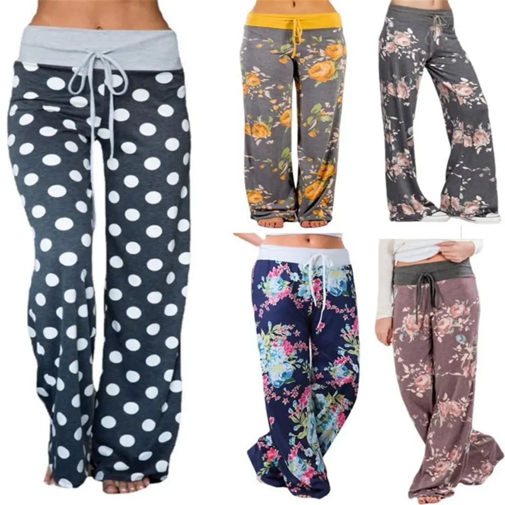 Summer Basic Pants Women's Casual Baggy Loose Yoga Long Pants Jogging Printe Patchwork Running Trousers Bottoms
Summer Basic Pants Women's Casual Baggy Loose Yoga Long Pants Jogging Printe Patchwork Running Trousers Bottoms
