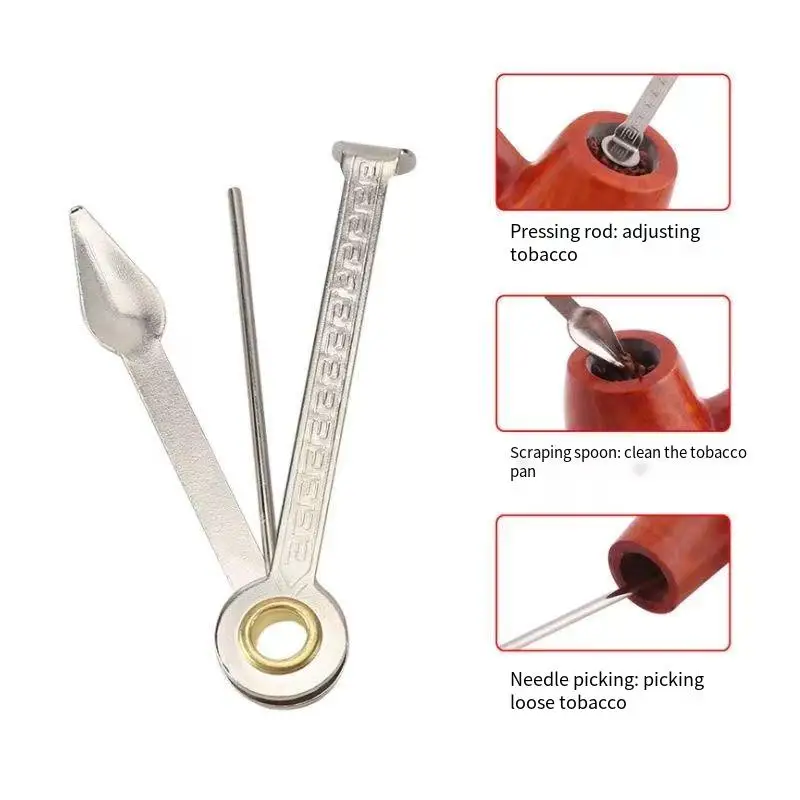 Three-in-one Pipe Knife Smoking Pipe Weed Accessories Metal 80mm Cleaning Pipe Knife Straight Smoking Holders Cigarette Tool
Three-in-one Pipe Knife Smoking Pipe Weed Accessories Metal 80mm Cleaning Pipe Knife Straight Smoking Holders Cigarette Tool