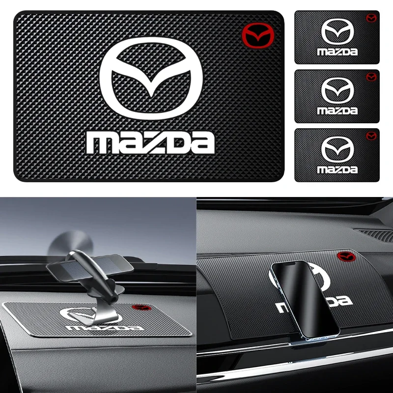1 шт. нескользящий коврик для приборной панели автомобиля липкий телефона Mazda 2 3 5 6