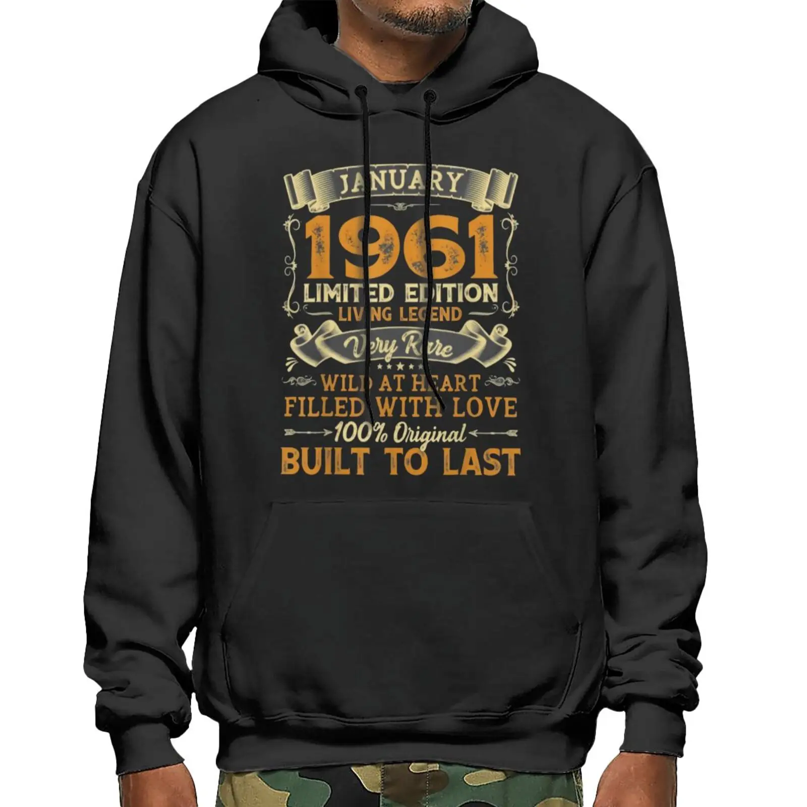 60Th Birthday January 1961 60 Years Hoodie Hoodies Men Hood Men's Clothing Hooded Zip-Up Clothes For Men Men's Oversize Hoodie
60Th Birthday January 1961 60 Years Hoodie Hoodies Men Hood Men's Clothing Hooded Zip-Up Clothes For Men Men's Oversize Hoodie