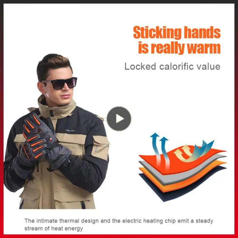 Winbell Electric Heating Full-finger Gloves Outdoor Skiing Cycling Charging Five-finger High Heat Warm Waterproof Gloves Guantes
Winbell Electric Heating Full-finger Gloves Outdoor Skiing Cycling Charging Five-finger High Heat Warm Waterproof Gloves Guantes