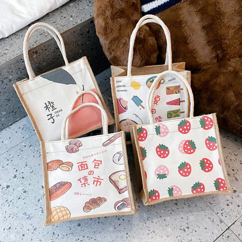 Canvas Lunch Bag Korea Fashion Style Personalized Portable Lunch Bag Food Picnic Bags Print Pattern Picnic Travel Bento Bag
Canvas Lunch Bag Korea Fashion Style Personalized Portable Lunch Bag Food Picnic Bags Print Pattern Picnic Travel Bento Bag