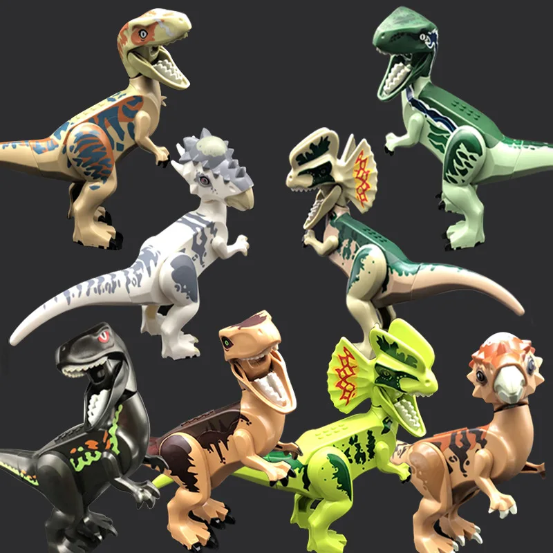 Jurassic World Building Blocks Dinosaurs Figures Bricks Tyrannosaurus Indominus I-Rex Assemble Kids Toys Christmas 
Jurassic World Building Blocks Dinosaurs Figures Bricks Tyrannosaurus Indominus I-Rex Assemble Kids Toys Christmas