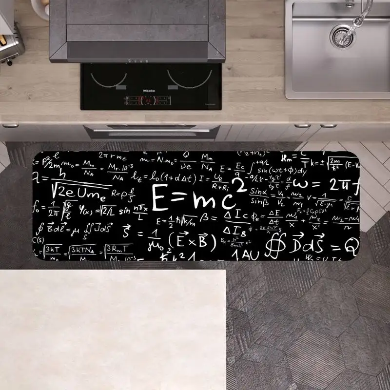 

Mc2-D-E = mc-Математика-C-Альберт Эйнштейн пол ванной комнаты коврик для душевой комнаты внутренний декор для кухни, прихожей, коврики для спальн...
